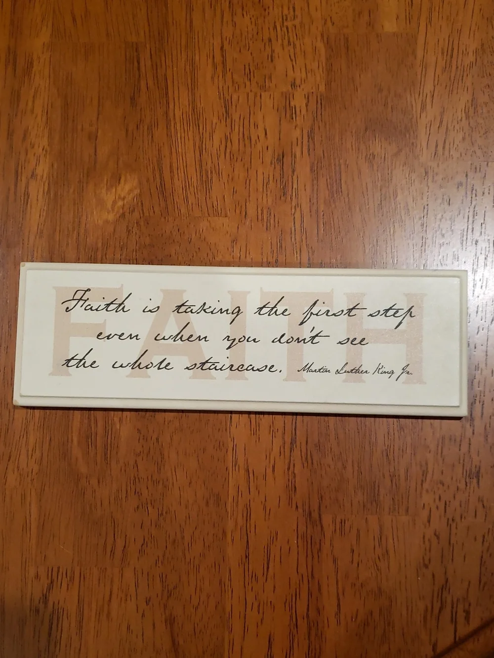 Martin Luther King Jr.  Inspirational Decor Desk Decor